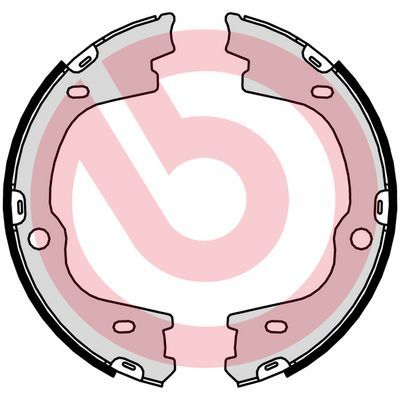 Комплект тормозных колодок, стояночная тормозная система BREMBO S30544