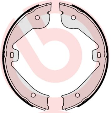 Комплект тормозных колодок, стояночная тормозная система BREMBO S85536