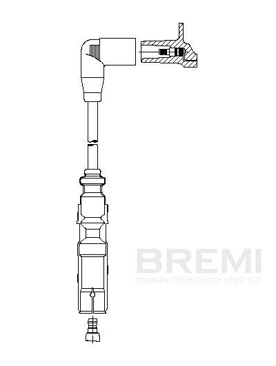 Провод зажигания BREMI 16266