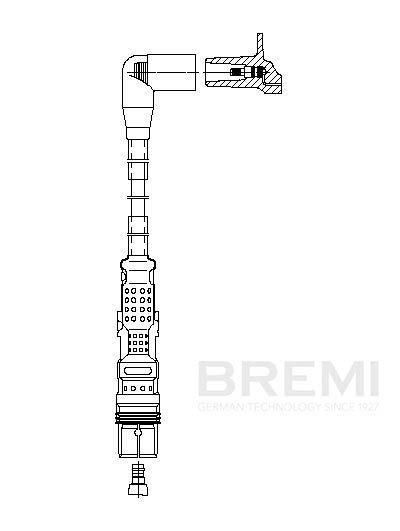 Провод зажигания BREMI 1A02F85