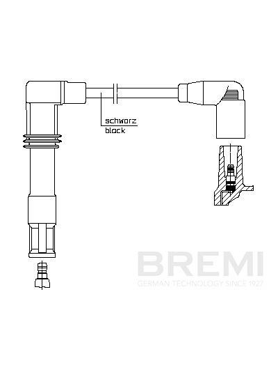 Провод зажигания BREMI 1A1333
