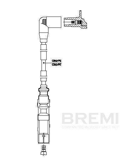 Провод зажигания BREMI 1A22F64