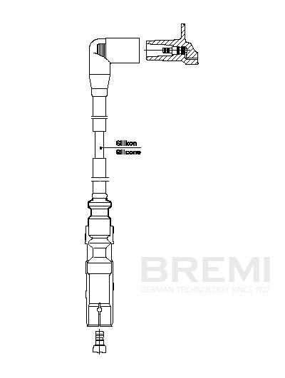 Провод зажигания BREMI 1A32F49