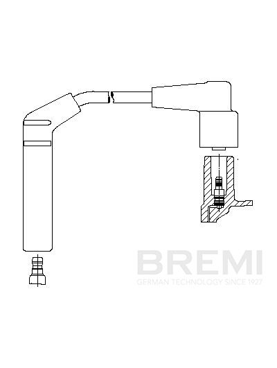 Провод зажигания BREMI 3A3014