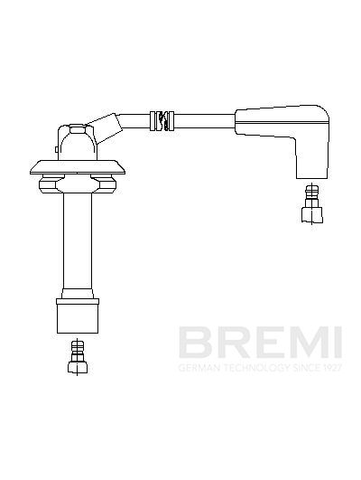 Провод зажигания BREMI 3A44E43