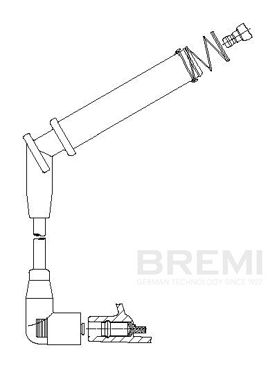Провод зажигания BREMI 6A8433