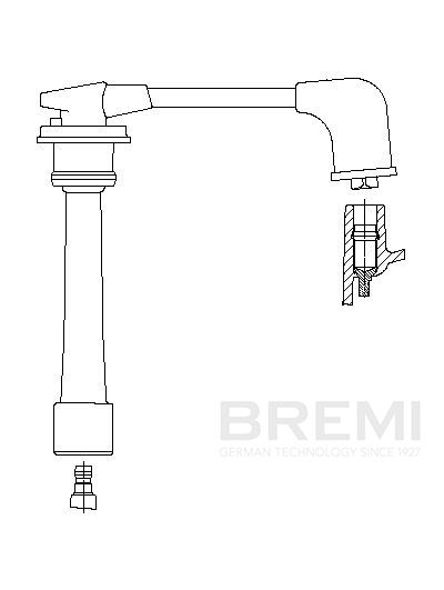 Провод зажигания BREMI 6A8522