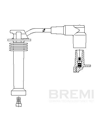 Провод зажигания BREMI 89743