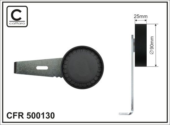 Натяжитель ремня, клиновой зубча CAFFARO 500130