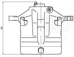Тормозной суппорт TRIALLI CF205801