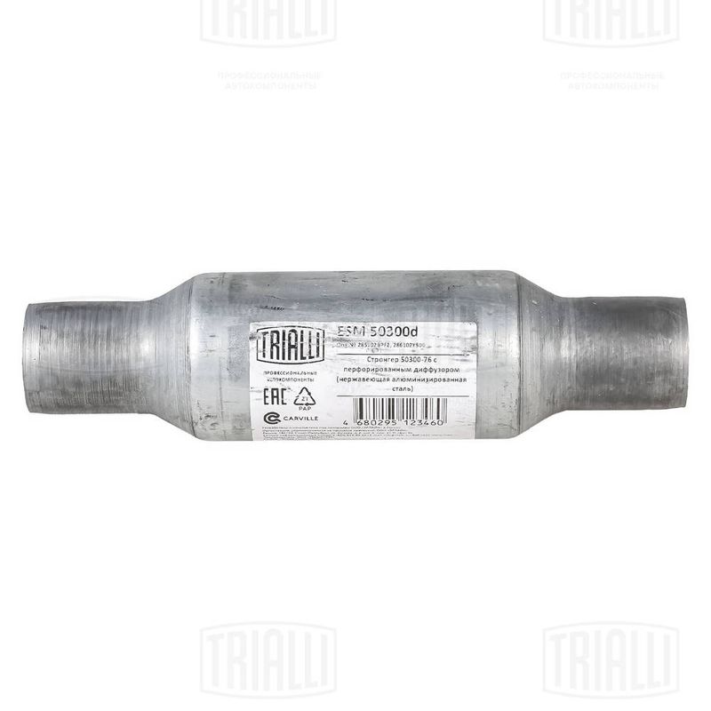 Средний глушитель выхлопных газов, универсальный TRIALLI ESM50300D