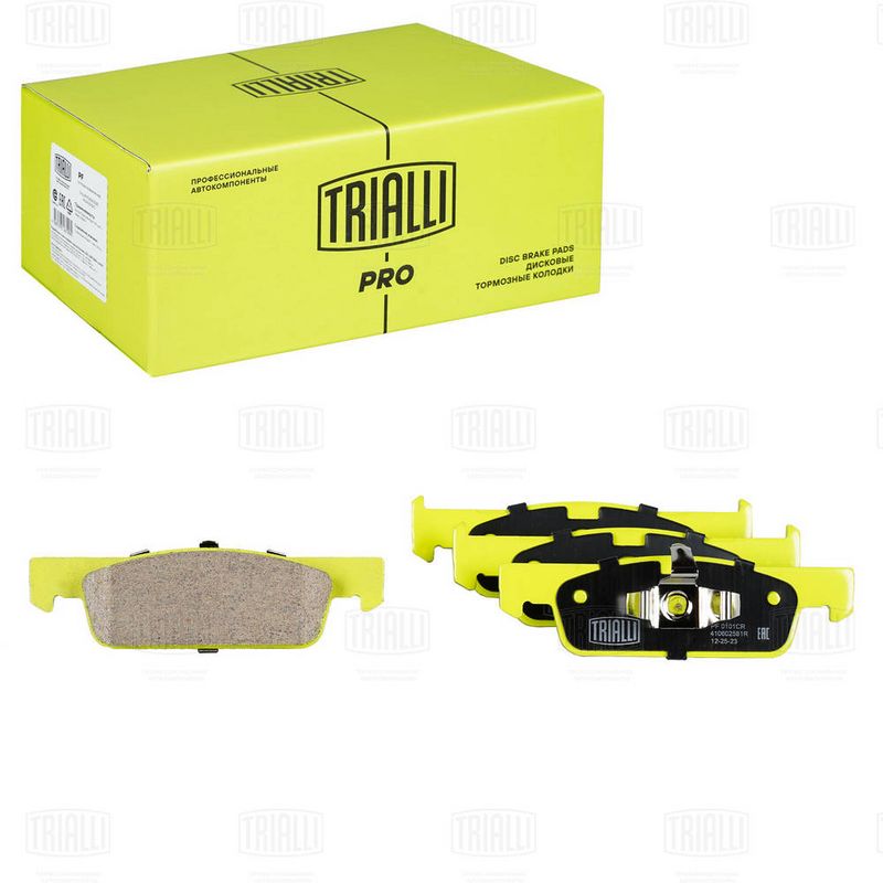 Комплект тормозных колодок, дисковый тормоз TRIALLI PF0101CR