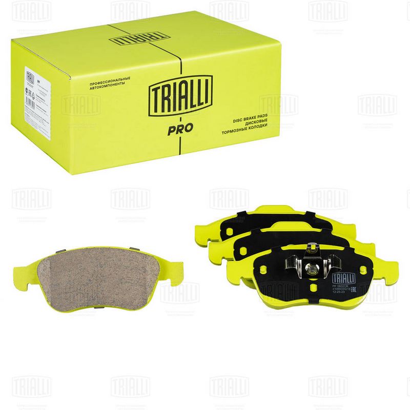 Комплект тормозных колодок, дисковый тормоз TRIALLI PF0902CR