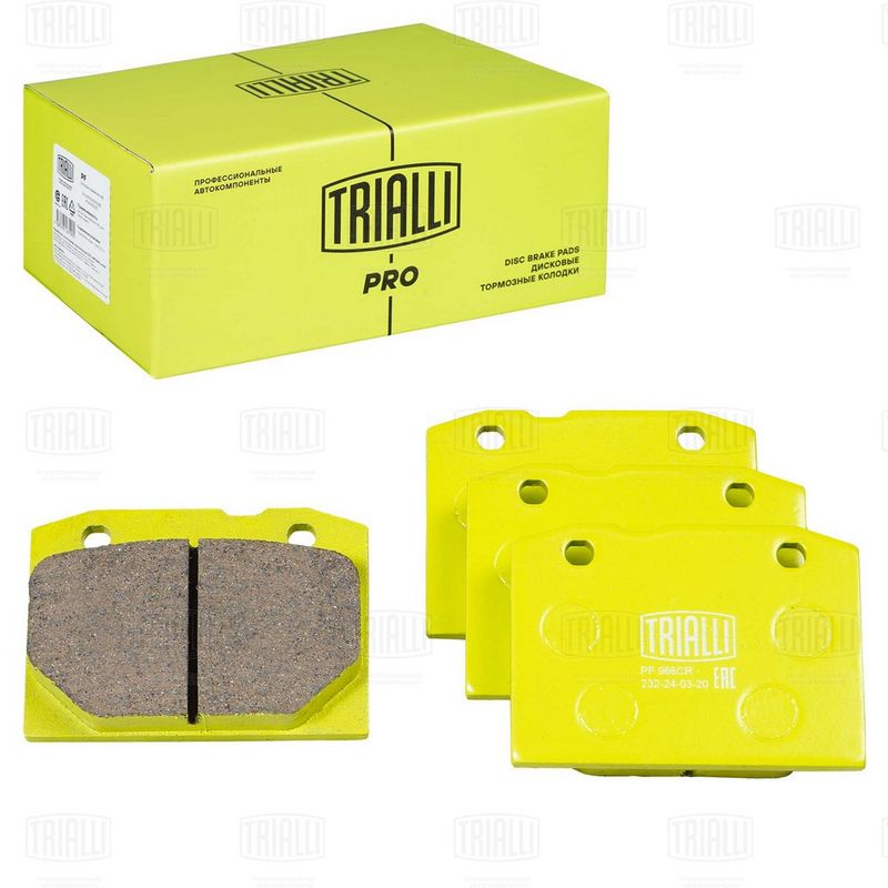 Комплект тормозных колодок, дисковый тормоз TRIALLI PF966CR