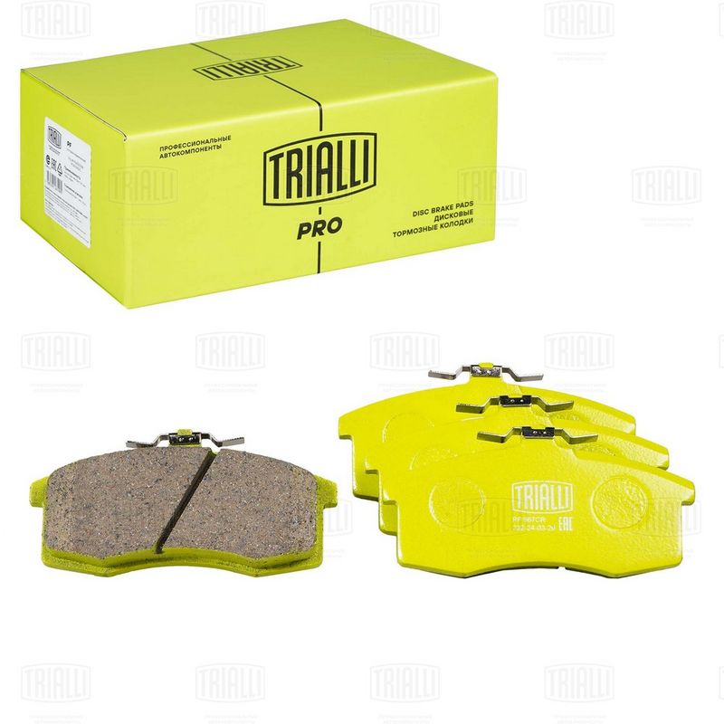 Комплект тормозных колодок, дисковый тормоз TRIALLI PF967CR