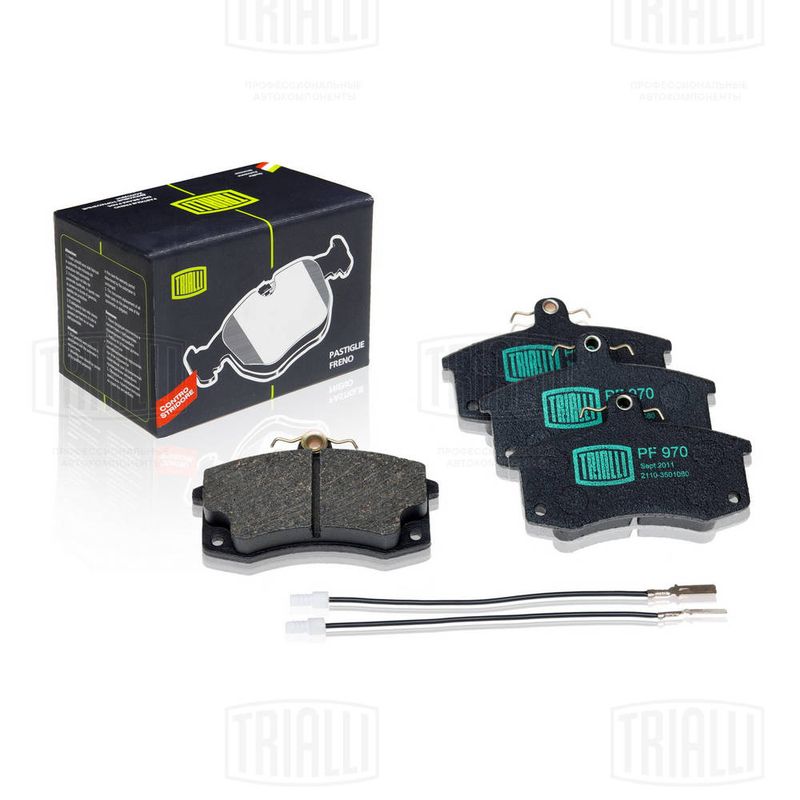 Комплект тормозных колодок, дисковый тормоз TRIALLI PF970