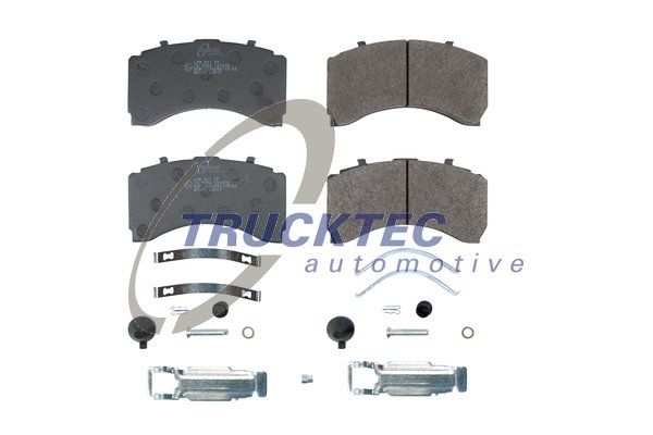 Комплект тормозных колодок, дисковый тормоз TRUCKTEC AUTOMOTIVE 0135951