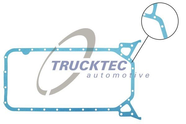 Прокладка, масляный поддон TRUCKTEC AUTOMOTIVE 0210043