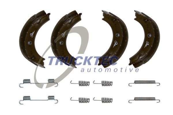 Комплект тормозных колодок, стояночная тормозная система TRUCKTEC AUTOMOTIVE 0235052