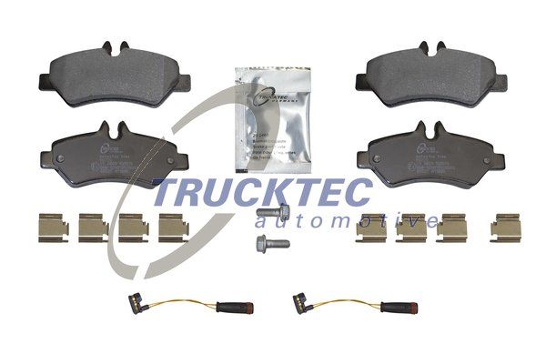 Комплект тормозных колодок, дисковый тормоз TRUCKTEC AUTOMOTIVE 0235195