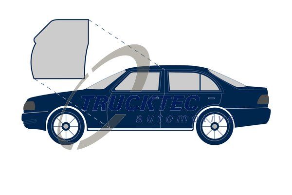 Уплотнение двери TRUCKTEC AUTOMOTIVE 0253037