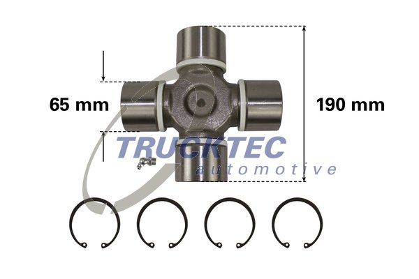Шарнир, продольный вал TRUCKTEC AUTOMOTIVE 0440009