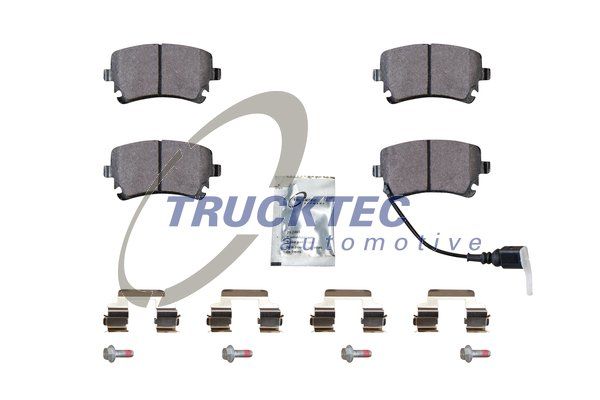 Комплект тормозных колодок, дисковый тормоз TRUCKTEC AUTOMOTIVE 0735239