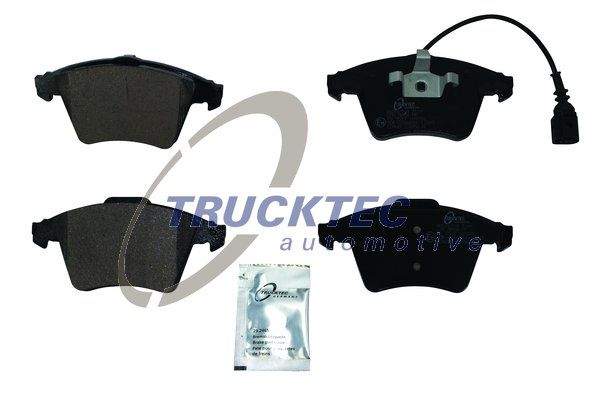 Комплект тормозных колодок, дисковый тормоз TRUCKTEC AUTOMOTIVE 0735248