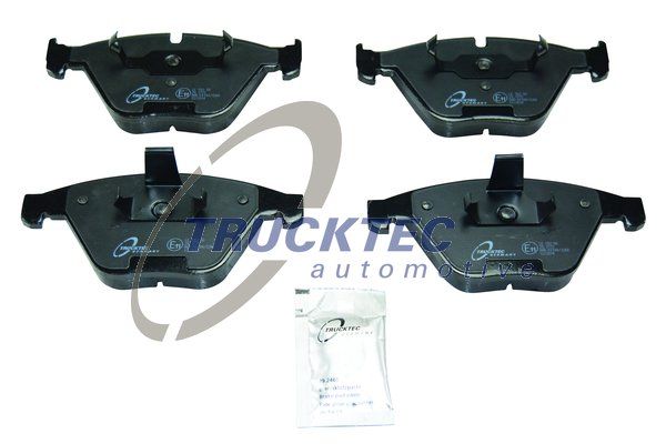 Комплект тормозных колодок, дисковый тормоз TRUCKTEC AUTOMOTIVE 0834104