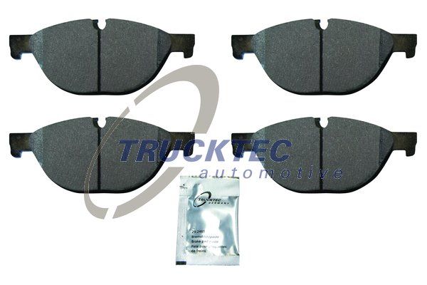 Комплект тормозных колодок, дисковый тормоз TRUCKTEC AUTOMOTIVE 0834142