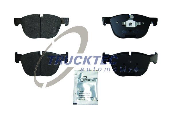 Комплект тормозных колодок, дисковый тормоз TRUCKTEC AUTOMOTIVE 0834160