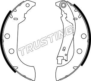 Комплект тормозных колодок TRUSTING 079190