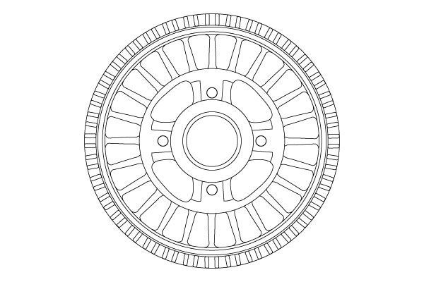 Тормозной барабан TRW DB4557MR