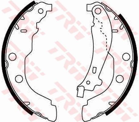 Комплект тормозных колодок TRW GS8617