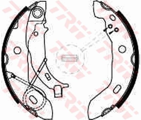 Комплект тормозных колодок TRW GS8627