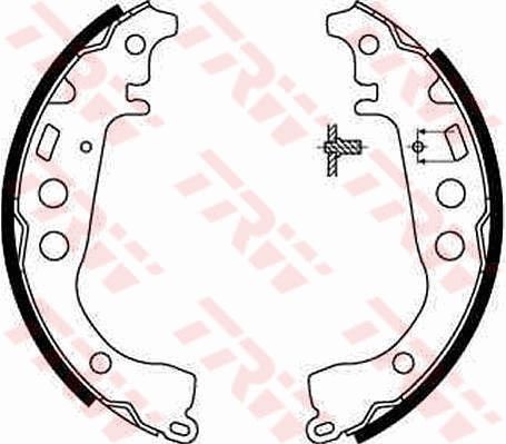 Комплект тормозных колодок TRW GS8673