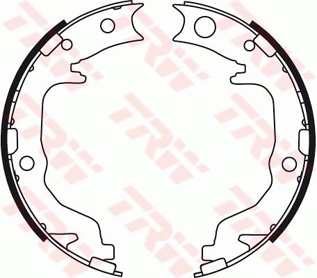 Комплект тормозных колодок, стояночная тормозная система TRW GS8783