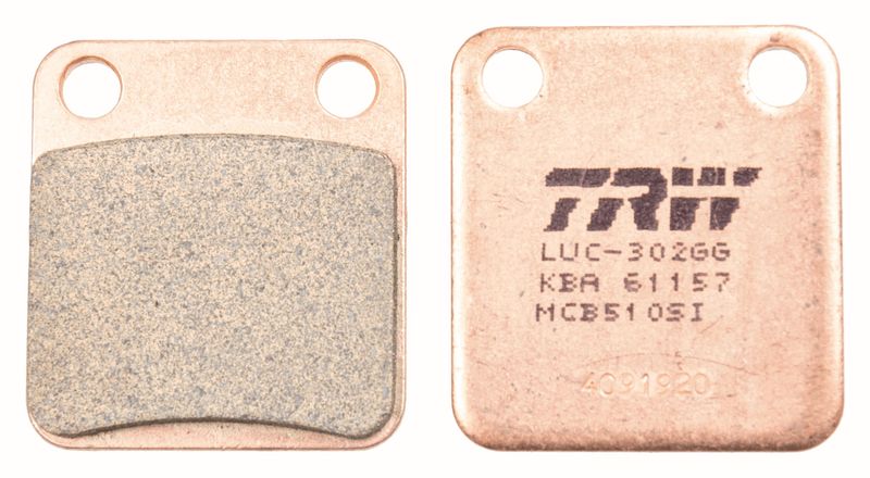 Комплект тормозных колодок, дисковый тормоз TRW MCB510SI