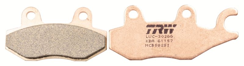 Комплект тормозных колодок, дисковый тормоз TRW MCB582SI