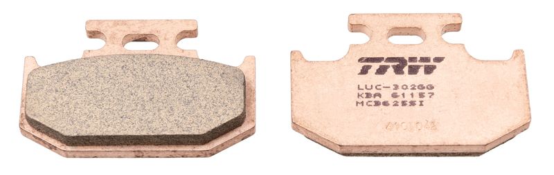 Комплект тормозных колодок, дисковый тормоз TRW MCB625SI