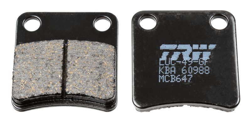 Комплект тормозных колодок, дисковый тормоз TRW MCB647