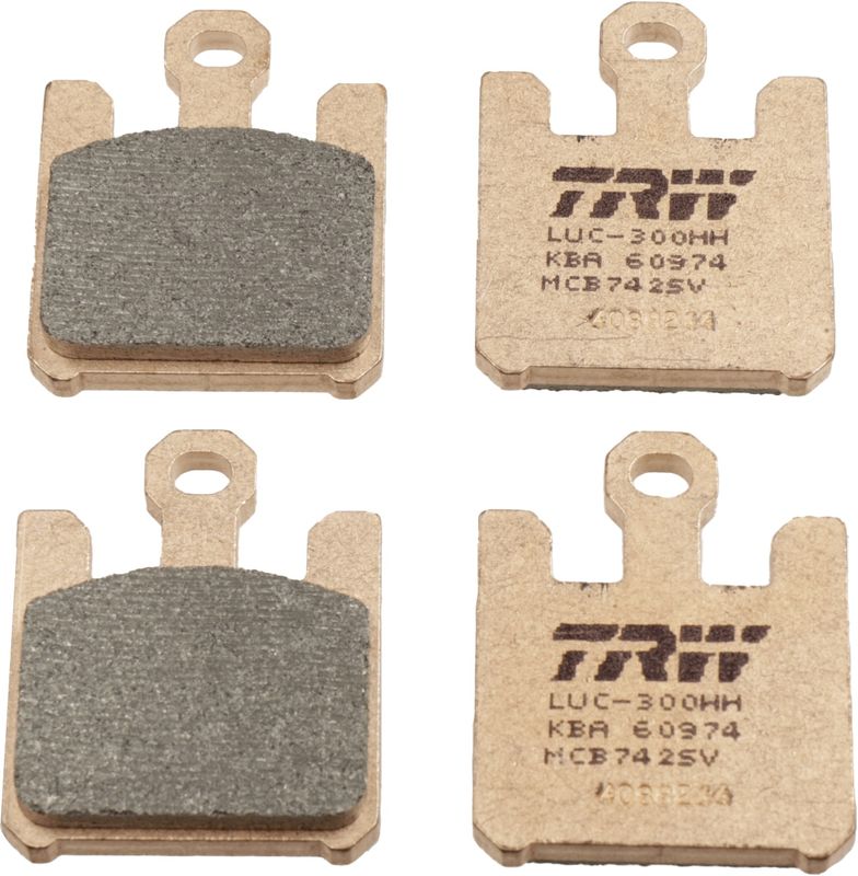 Комплект тормозных колодок, дисковый тормоз TRW MCB742SV