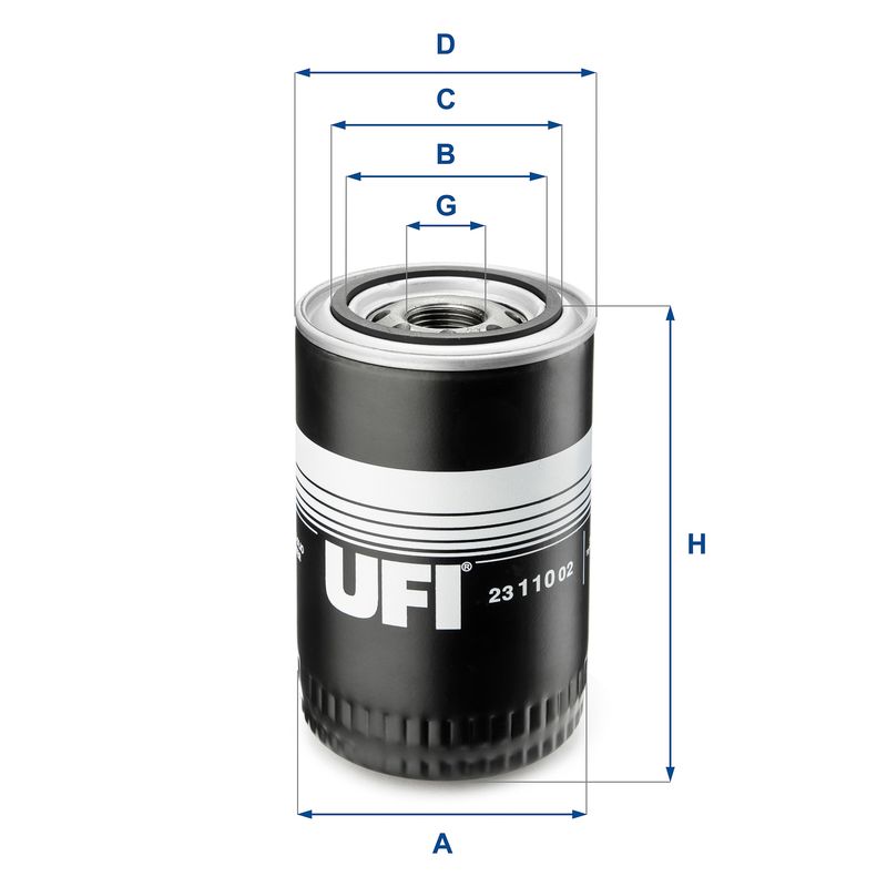 Масляный фильтр UFI 2311002