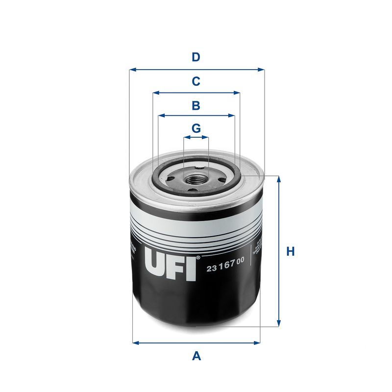 Масляный фильтр UFI 2316700