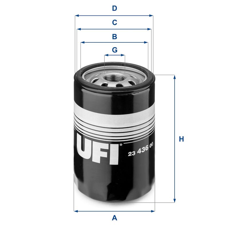 Масляный фильтр UFI 2343600