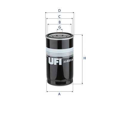 Масляный фильтр UFI 2365100