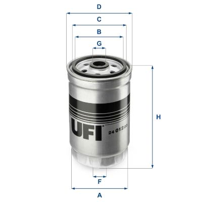 Топливный фильтр UFI 2401200