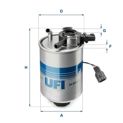 Топливный фильтр UFI 2401801