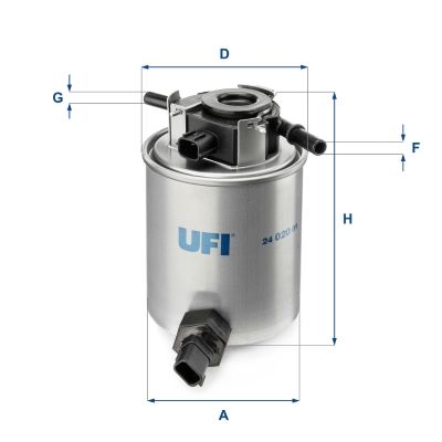 Топливный фильтр UFI 2402001