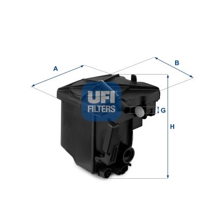 Топливный фильтр UFI 2402700